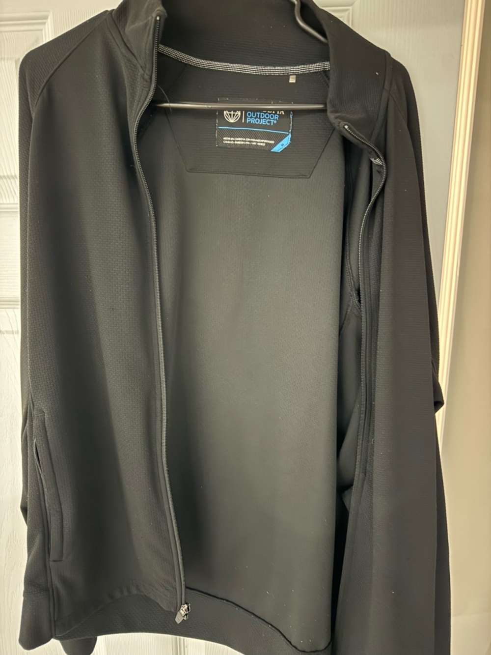 Mondetta Men's Black Lightweight Full-Zip Shirt Jacket